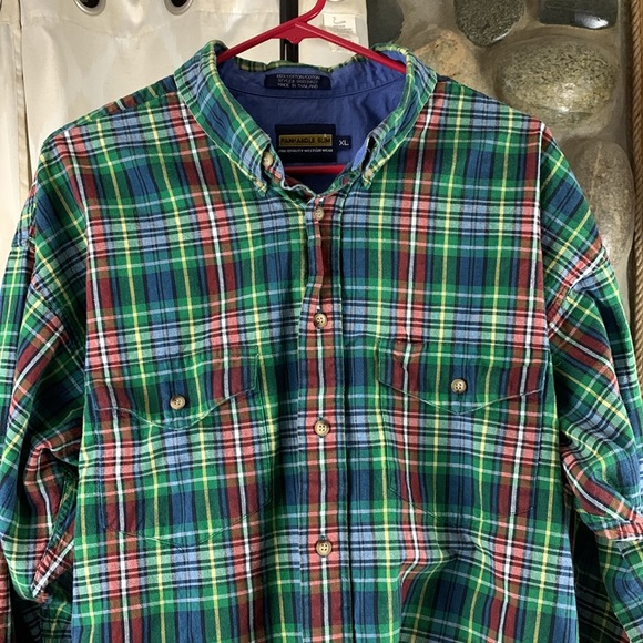 Panhandle Slim Men’s XL Plaid Button Down Shirt - Picture 3 of 7